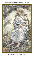 Knight of Pentacles - Mistress of Animals