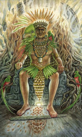 King of Swords Quetzalcoatl